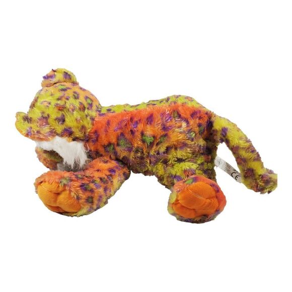 The Petting Zoo Tiger Cub Plush Sitting Colorful Bright Cheery Stuffed Toy 10" - Picture 9 of 14